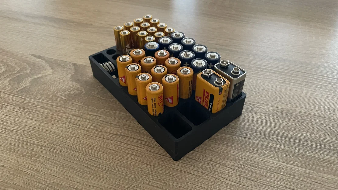 Khay sắp xếp pin (Battery organizer) AA/AAA/9V - Image 2