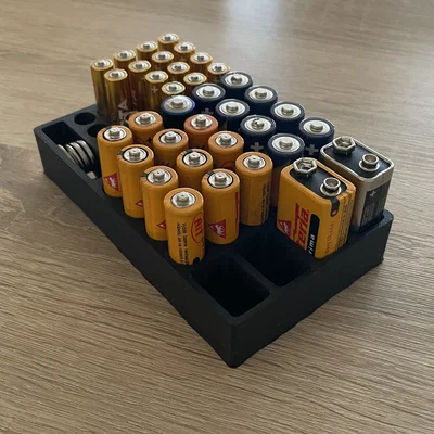 Khay sắp xếp pin (Battery organizer) AA/AAA/9V