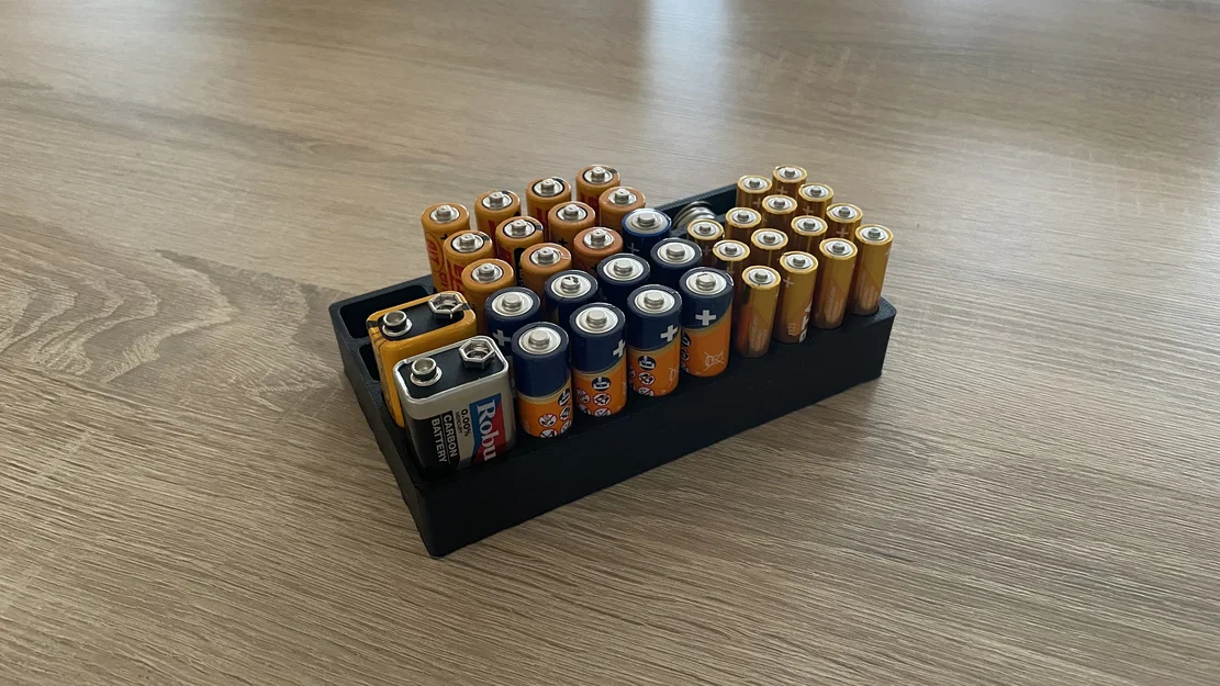 Khay sắp xếp pin (Battery organizer) AA/AAA/9V - Image 3
