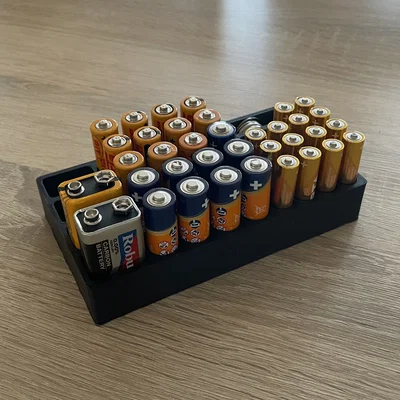 Khay sắp xếp pin (Battery organizer) AA/AAA/9V