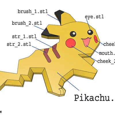 Pikachu Tessellating