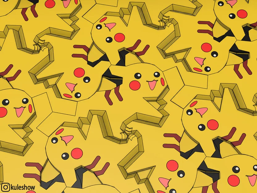 Pikachu Tessellating - Image 5