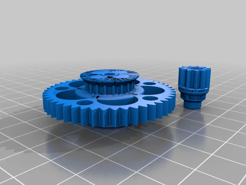 Bánh răng SPUR & Pinion kèm pulley 19 răng cho xe drift R/C 1/10 chạy belt - Image 1