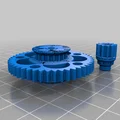 Bánh răng SPUR & Pinion kèm pulley 19 răng cho xe drift R/C 1/10 chạy belt - Thumbnail 1