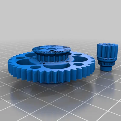 Bánh răng SPUR & Pinion kèm pulley 19 răng cho xe drift R/C 1/10 chạy belt