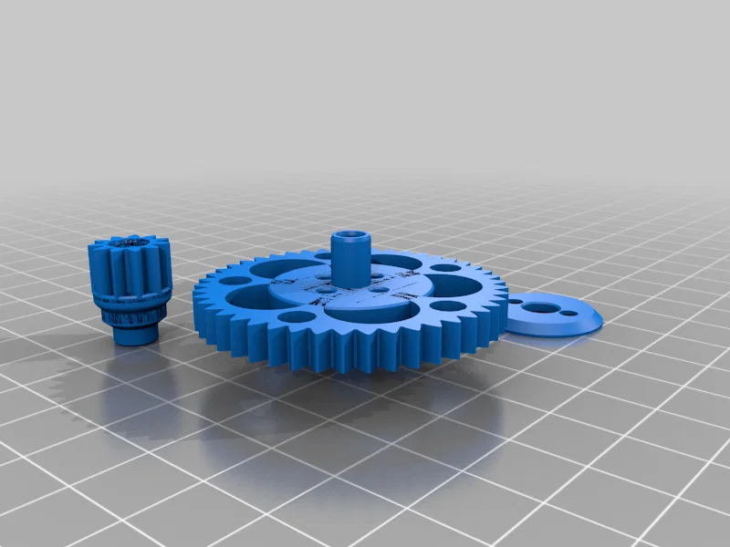 Bánh răng SPUR & Pinion kèm pulley 19 răng cho xe drift R/C 1/10 chạy belt - Image 3