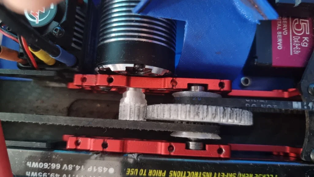 Bánh răng SPUR & Pinion kèm pulley 19 răng cho xe drift R/C 1/10 chạy belt - Image 4