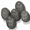 Mô hình trứng Phục sinh có ren xoay (Easter Eggs) cực đẹp và dễ in 3D - Thumbnail 1
