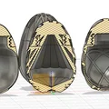 Mô hình trứng Phục sinh có ren xoay (Easter Eggs) cực đẹp và dễ in 3D - Thumbnail 3
