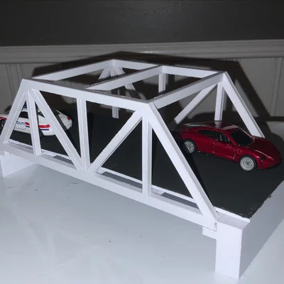 Cầu giàn (Truss bridge) đơn giản hoá
