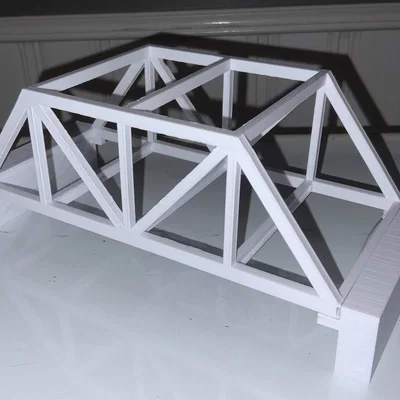 Cầu giàn (Truss bridge) đơn giản hoá