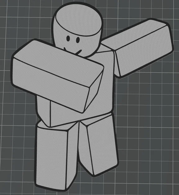 Mô hình 3D Roblox Noob - Tự tay sáng tạo và trang trí độc đáo - Image 2