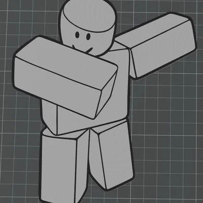 Mô hình 3D Roblox Noob - Tự tay sáng tạo và trang trí độc đáo