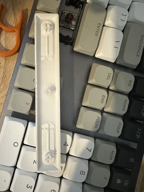Adapter stabilizer phím space bar & right shift low profile cho Logitech MX Mechanical - Image 11