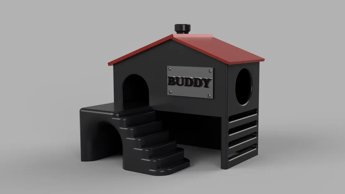 Nhà Hamster (Hamster House) 2 Tầng Dễ Vệ Sinh - Image 1