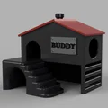 Nhà Hamster (Hamster House) 2 Tầng Dễ Vệ Sinh - Thumbnail 1