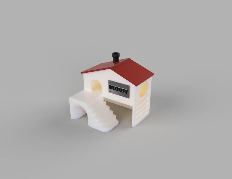 Nhà Hamster (Hamster House) 2 Tầng Dễ Vệ Sinh - Image 4