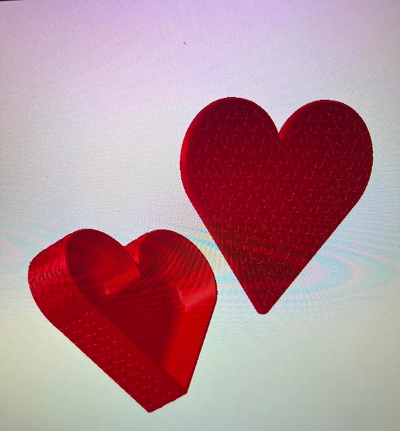 Srdce krabicka valentin – Hộp hình trái tim cho Valentine - Image 1