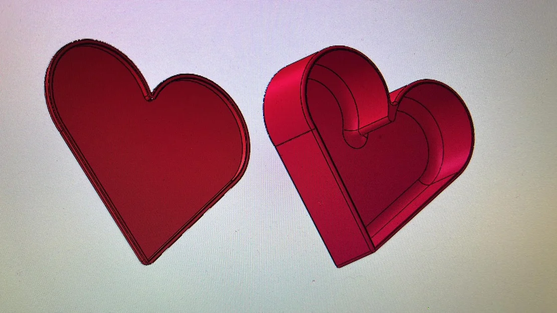 Srdce krabicka valentin – Hộp hình trái tim cho Valentine - Image 2