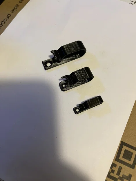 Clip na kabel ruzne (Kẹp/holder giữ dây cáp nhiều phiên bản) - Image 3