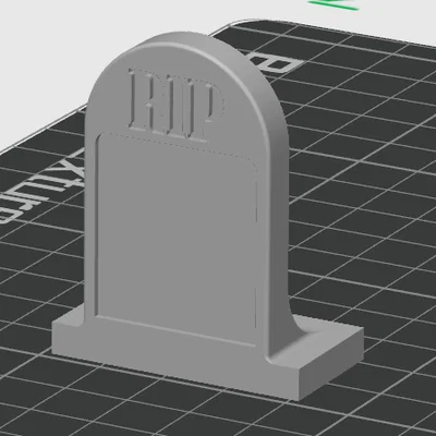 Mô hình bia mộ mini R.I.P trang trí Halloween in 3D siêu đẹp