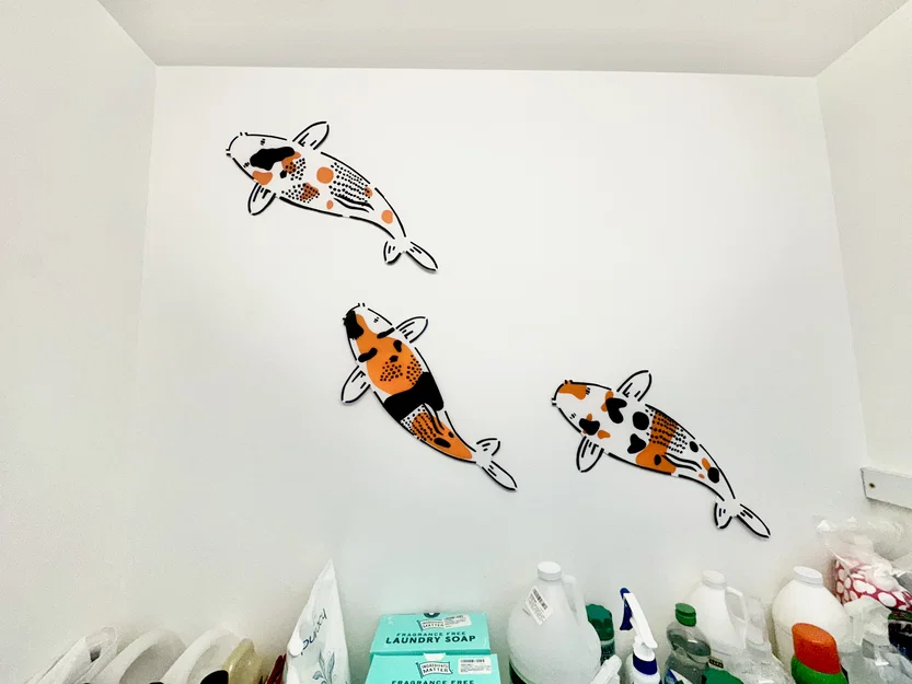 Tranh Treo Tường Cá Koi (Koi Wall Art) - Image 1