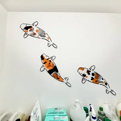 Tranh Treo Tường Cá Koi (Koi Wall Art)
