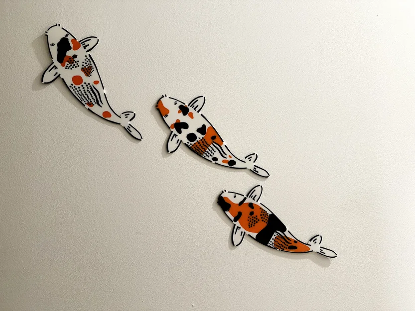 Tranh Treo Tường Cá Koi (Koi Wall Art) - Image 3
