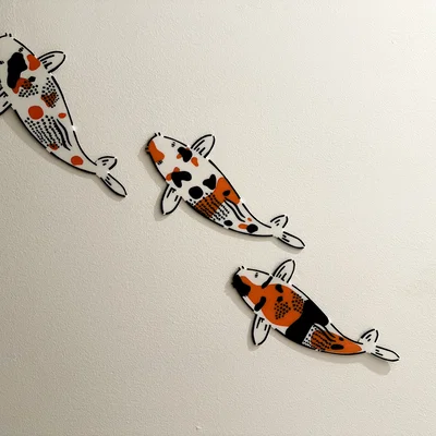 Tranh Treo Tường Cá Koi (Koi Wall Art)