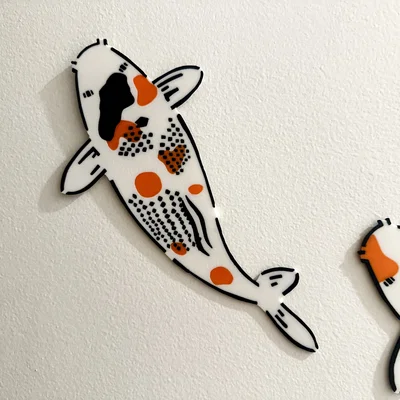 Tranh Treo Tường Cá Koi (Koi Wall Art)