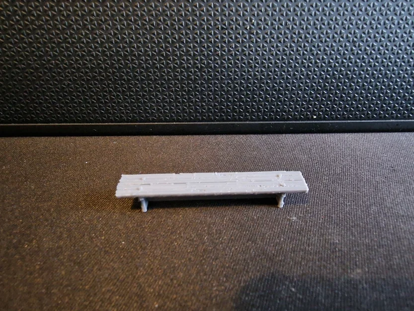 Mô hình ghế băng gỗ (Basic Bench) cho sa bàn DND phong cách trung cổ - Image 1