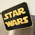 Bảng tên Star Wars 2 dòng, tùy biến, gắn nam châm - Thumbnail 1