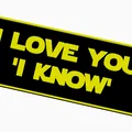 Bảng tên Star Wars 2 dòng, tùy biến, gắn nam châm - Thumbnail 4
