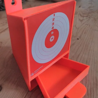 Giá đỡ bia AIRSOFT TARGET HOLDER (10x10cm) có hệ thống thu hồi đạn