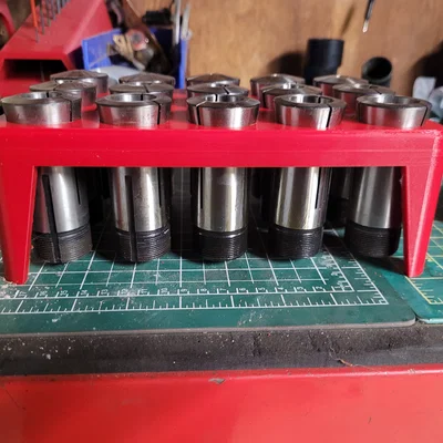Khay Đựng 5C Collet 15 Vị Trí - Phụ Kiện Gọn Gàng Cho Xưởng Cơ Khí