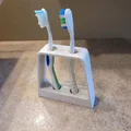 Giá đỡ bàn chải đánh răng 3D đơn giản, nhỏ gọn cho nhà tắm - Thumbnail 2