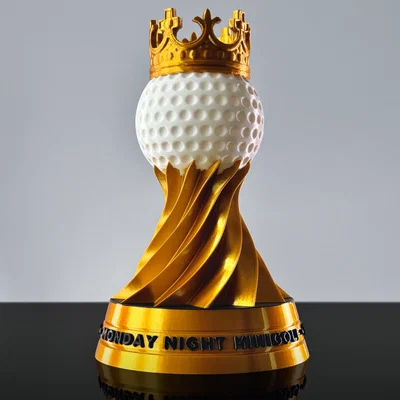 Cúp golf có vương miện - Bambu AMS multicolor, thêm chữ của bạn!