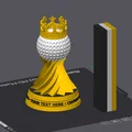 Cúp golf có vương miện - Bambu AMS multicolor, thêm chữ của bạn! - Thumbnail 2