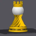 Cúp golf có vương miện - Bambu AMS multicolor, thêm chữ của bạn! - Thumbnail 3