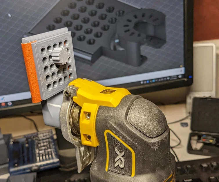 Adapter kẹp giấy nhám cho Oscillating Multitool - Image 1