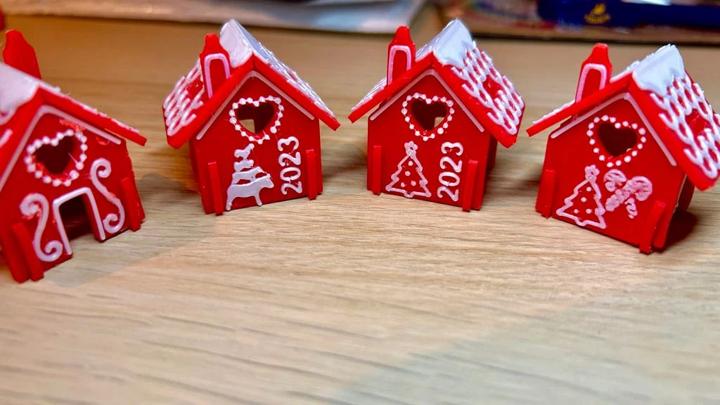 Bộ kit thiệp Noel Nhà Bánh Gừng – thêm chi tiết, tuỳ chỉnh chữ, đa ngôn ngữ - Image 1