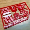 Bộ kit thiệp Noel Nhà Bánh Gừng – thêm chi tiết, tuỳ chỉnh chữ, đa ngôn ngữ - Thumbnail 3