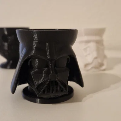 Bộ sưu tập cốc đựng trứng Star Wars in 3D độc đáo