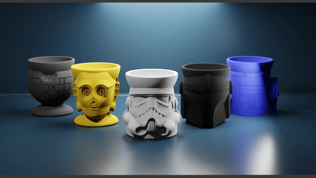 Bộ sưu tập cốc đựng trứng Star Wars (Part 1) cho bàn ăn độc đáo - Image 1