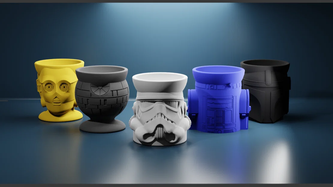 Bộ sưu tập cốc đựng trứng Star Wars (Part 1) cho bàn ăn độc đáo - Image 2