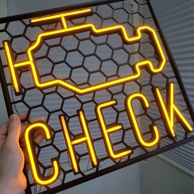Tranh Treo Tường Đèn Check Engine - Image 1