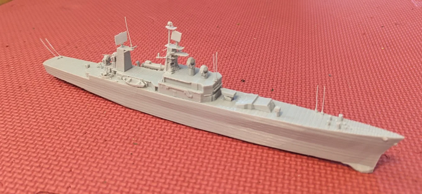 USS Bainbridge DLGN-25 – Mô hình 3D tàu tuần dương tên lửa chạy hạt nhân - Image 2
