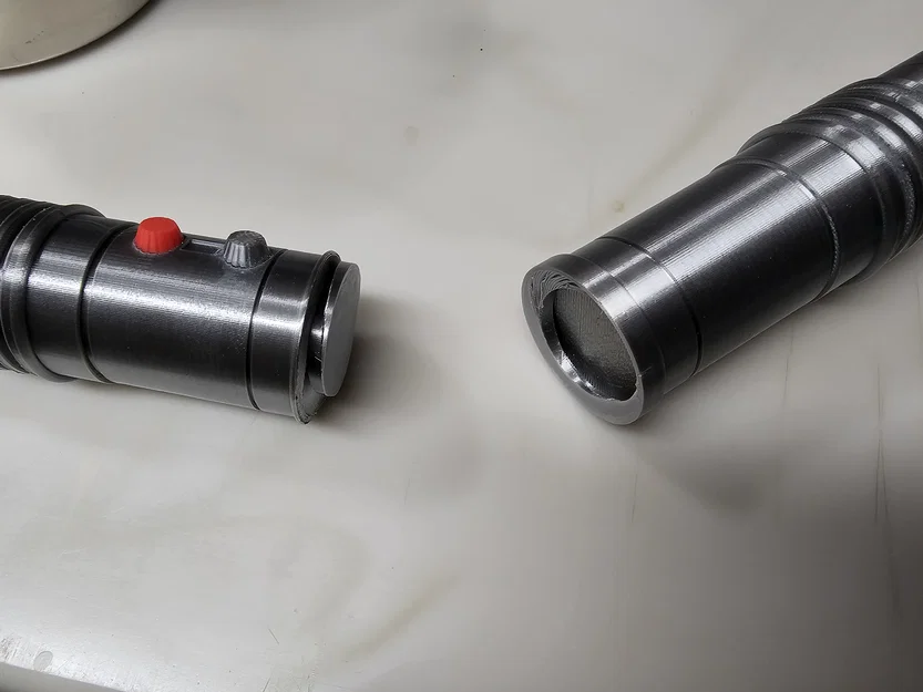 Bộ nắp vặn tháo rời cho Lightsaber Darth Maul (2 Piece Caps) - Image 1