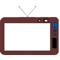 Ốp mặt trước phong cách TV cổ điển cho Echo Show 8 Gen2 - Thumbnail 1