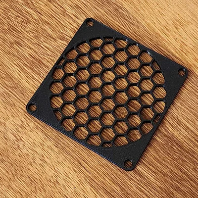 Lưới Quạt Hex 80mm & Tấm Gắn Flush Mount
